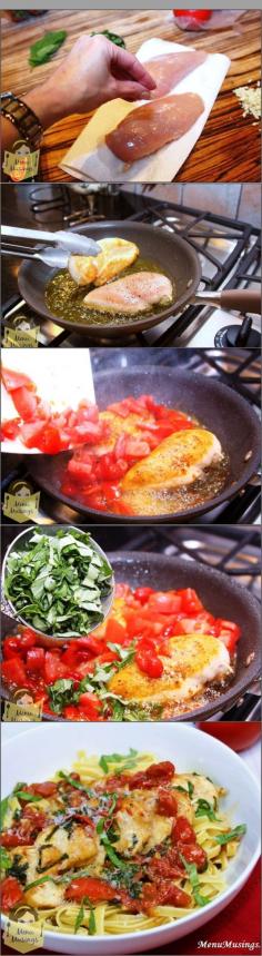 
                        
                            Tomato Basil Chicken – over 400K people can’t be wrong! This step-by-step photo recipe is a huge hit with families, date night, and company.. and comes in under 30 minutes with all fresh ingredients. ? ? - Healthy and Diet Friendly Food Recipes. - Eating Yummy
                        
                    