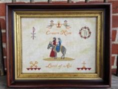 
                    
                        Joy To The World is the title of this cross stitch pattern from Scattered Seed Samplers.
                    
                