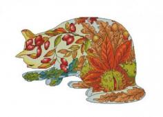 
                    
                        Autumn Cat (Pettit) is the title of this cross stitch pattern from Lena Lawson Needlearts.
                    
                