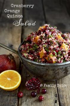
                        
                            Easy Thanksgiving Meals: Cranberry Orange Quinoa Salad
                        
                    