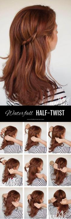 
                    
                        Quick hairstyles – the Waterfall half-twist tutorial
                    
                