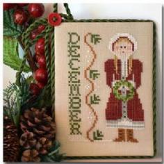 
                    
                        December Calendar Girl is the title of this cross stitch pattern from the Little House Needlework Series - she is delightful!
                    
                