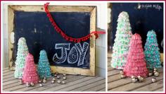 
                    
                        Cupcake Liner Holiday Trees - Sugar Bee Crafts
                    
                