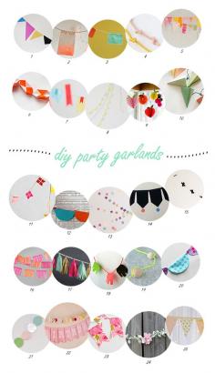 
                    
                        25 DIY party garlands
                    
                