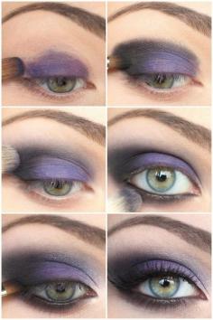 
                    
                        Purple smokey eye
                    
                