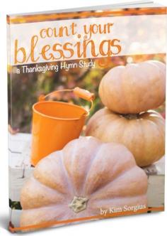 
                    
                        Are you looking for a meaningful way to study thankfulness? This hymn study focuses on 3 beloved hymns: Count Your Blessings, Great is Thy Faithfulness, and The Doxology. Great for family devotions, quiet time or homeschool Bible class.
                    
                