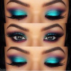 i've always said to never do blue eyeshadow, but this one would work on certain people ( grey eyes, brown eyes )