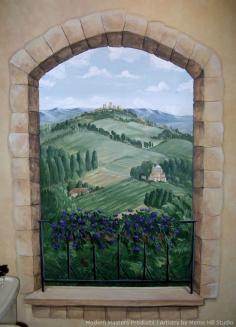 Mural Painted with Modern Masters Products | Meme Hill Studio