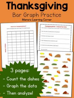 
                    
                        Download a bar graph worksheet with a Thanksgiving theme for your 1st or 2nd grader!
                    
                