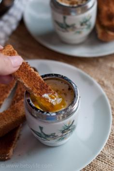 
                    
                        Old fashioned coddled eggs. A hearty breakfast for a cold morning.  |Betsylife.com
                    
                