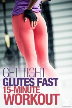 Get Tight Glutes Fast 15 Minute Workout #tightglutes #glutesworkout