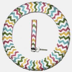 Patterned Steering Wheel Covers   Matching Key Fob - $19.99. www.bellechic.com...
