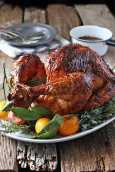 
                    
                        Roasted Turkey with Sage Infused Orange Glaze
                    
                