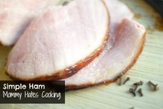 
                    
                        Simple Baked Ham with Cloves
                    
                