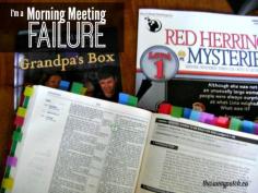 
                    
                        Tried a morning meeting in your homeschool but just couldn't do it? Me too! Come see how I'm fixing my morning meeting failure.
                    
                