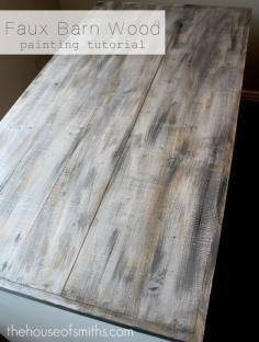 
                    
                        Faux Barn Wood Painting Tutorial
                    
                