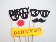 
                        
                            5-Piece Dirty Thirty Photo Booth Prop Set - 30th Birthday Photo Booth Props - Birthday Photobooth
                        
                    