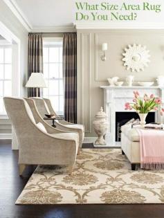
                        
                            What Size Area Rug Do You Need? Super helpful post on choosing the right size of rug for your space.
                        
                    