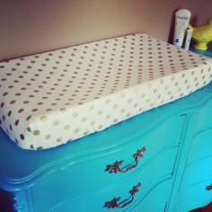 
                        
                            Cream and Gold Dot Changing Pad Cover for Baby. Gender Neutral Nursery Decor. on Etsy, $25.00
                        
                    