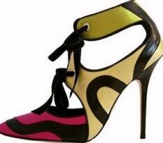 
                    
                        Manolo Blahnik. Great color blocking. TG
                    
                