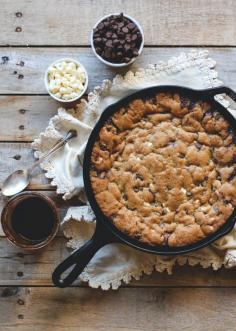 hot fudge brown butter skillet cookie