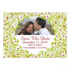 
                        
                            Festive Foliage Save The Date Wedding Photo Announcements.  Also available as a postcard or photo card.
                        
                    