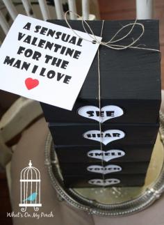 What's On My Porch-Valentine's Day gift for him. Husband, guy, gift, idea, man.