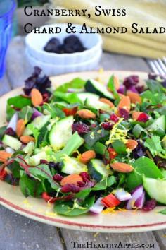 
                    
                        Cranberry, Swiss Chard and Almond Salad and What Success Means To Me #glutenfree
                    
                