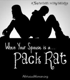 
                    
                        5 Tips for When Your Spouse is a Pack Rat... @ AVirtuousWoman.org #ATimeToClean #clutter #declutter
                    
                
