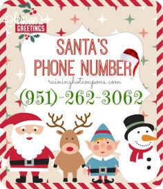 Santa's Phone Number! (Call Santa!) - Raining Hot Coupons
