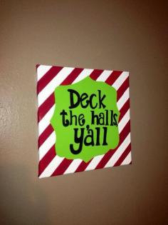 
                        
                            Deck the halls yall Christmas sign by craftsbydaniellelee on Etsy
                        
                    