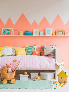 colorful sherbet kid's room