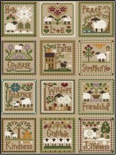 Through December 31, 2013 I am offering all 12 patterns from Little House Needlework's Little Sheep Virtues series at 20% off; after that da...