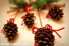 
                    
                        Rustic Holiday Decor with pinecones #christmasdecor
                    
                