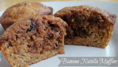 Banana Nutella Muffins 178 calories and 5 weight watchers points plus