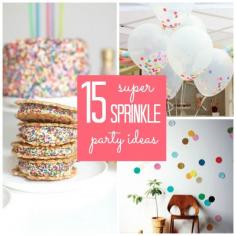 
                    
                        Sprinkles on cupcakes, sprinkles on cookies &#8211; but you can do even more with sprinkles. Use circles on table cloths.
                    
                