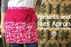 
                    
                        Pockets and Pies Apron - Free Pattern and Tutorial - Fat Quarter Shop's Jolly Jabber
                    
                
