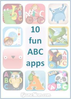 
                    
                        10 fun alphabet apps helping kids learning ABC - each is unique in certain ways, no mather what's your child's interest or learning style, you can find one he/she will like #kidsapps
                    
                