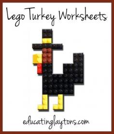 
                    
                        5 individual lego turkey worksheets! size sorting, maze, science {have, can, are}, #thanksgiving adventure short story, and turkey animal classification.
                    
                