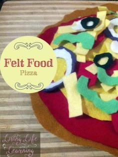 
                        
                            Make your own felt pizza for some awesome pretend play with your little one. #homeschool
                        
                    