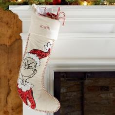 the grinch christmas stocking personalized