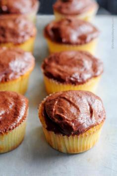 
                    
                        This is the best Yellow Cupcake Recipe. It make a light fluffy cupcake that partners perfectly with a chocolate buttercream.
                    
                