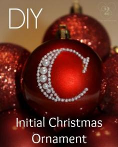 
                    
                        Instructions for making this Initial Christmas Ornament. This would be cute for everyone in the family to have their own ornament!
                    
                