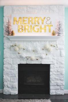 
                    
                        Christmas marquee sign abeautifulmess.com
                    
                