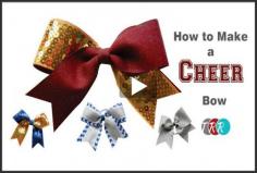 How To Make A Cheer Bow, YouTube Thursday - The Ribbon Retreat Blog