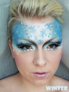 
                    
                        www.makeupbee.com...  I think I like the idea of this one, minus the hand-drawn snowflakes.
                    
                