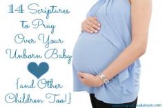 
                    
                        Part of preparing ourselves for a child is praying for our baby's health and spiritual well-being. 14 Scriptures you can pray in a free printable download for you!
                    
                