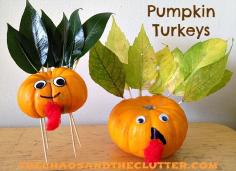 
                    
                        pumpkin turkeys - a really cute Thanksgiving craft
                    
                