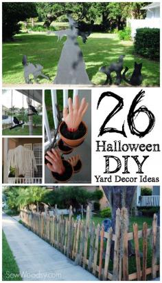 
                    
                        26 Halloween DIY Yard Decor Ideas | Sew Woodsy
                    
                