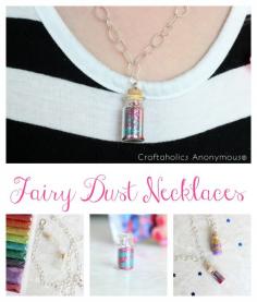 Craftaholics Anonymous® | DIY Fairy Dust Necklaces